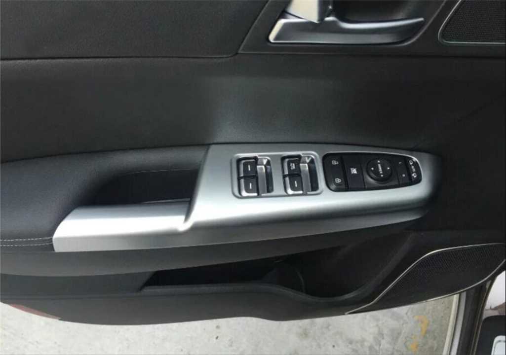 Kia Sportage 2016-2019 İçin Uyumlu Kapı Kolçak Kaplaması Silver 2