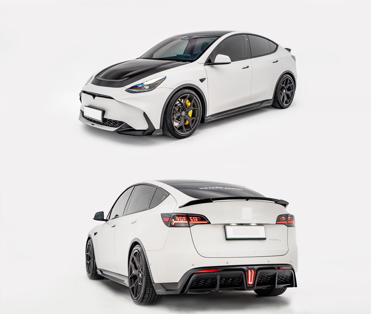 Tesla Model Y için Loong Flame Body Kit 2