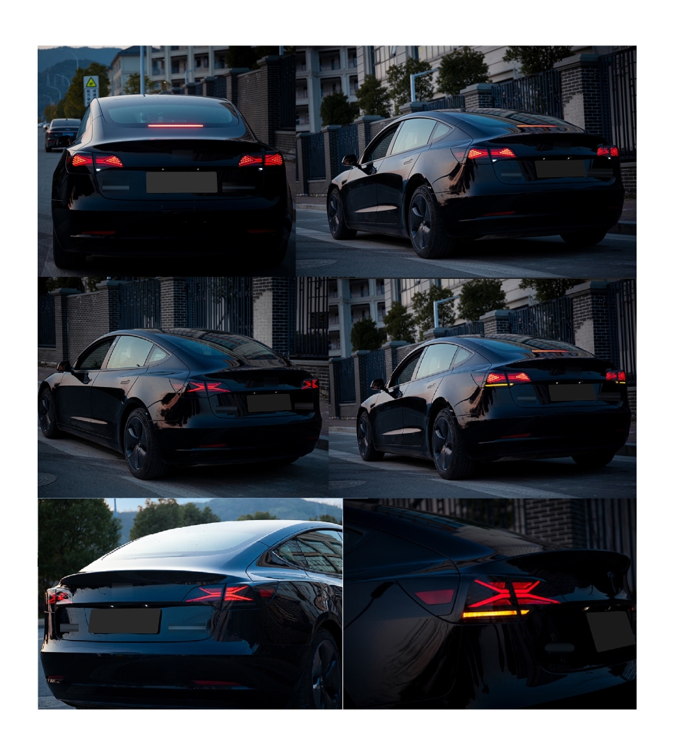Tesla Model Y ve Model 3 için Uyumlu LED Stop 4