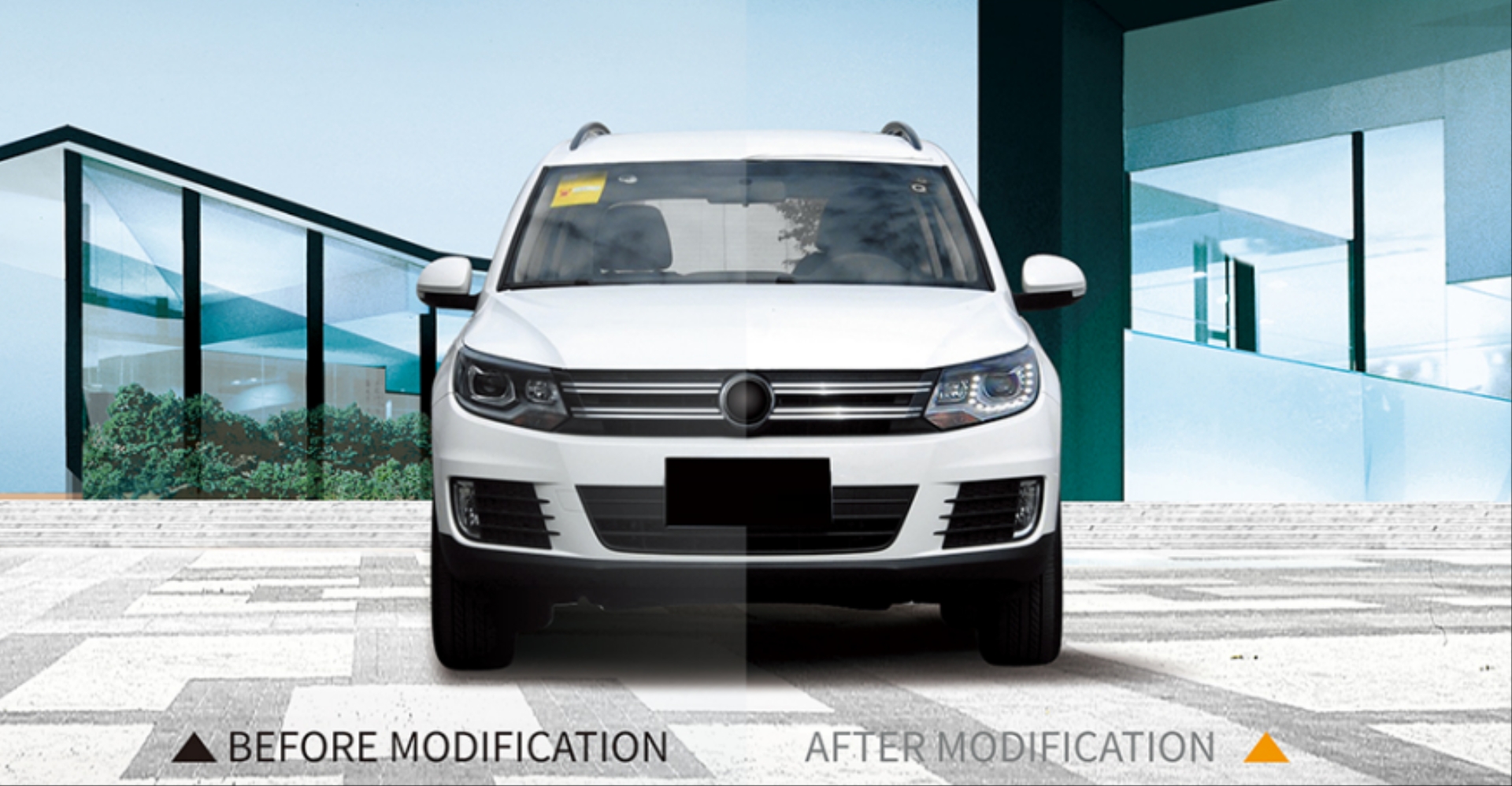 Volkswagen Tiguan 2013-2016 LED Far (Halon Far İçin) 2