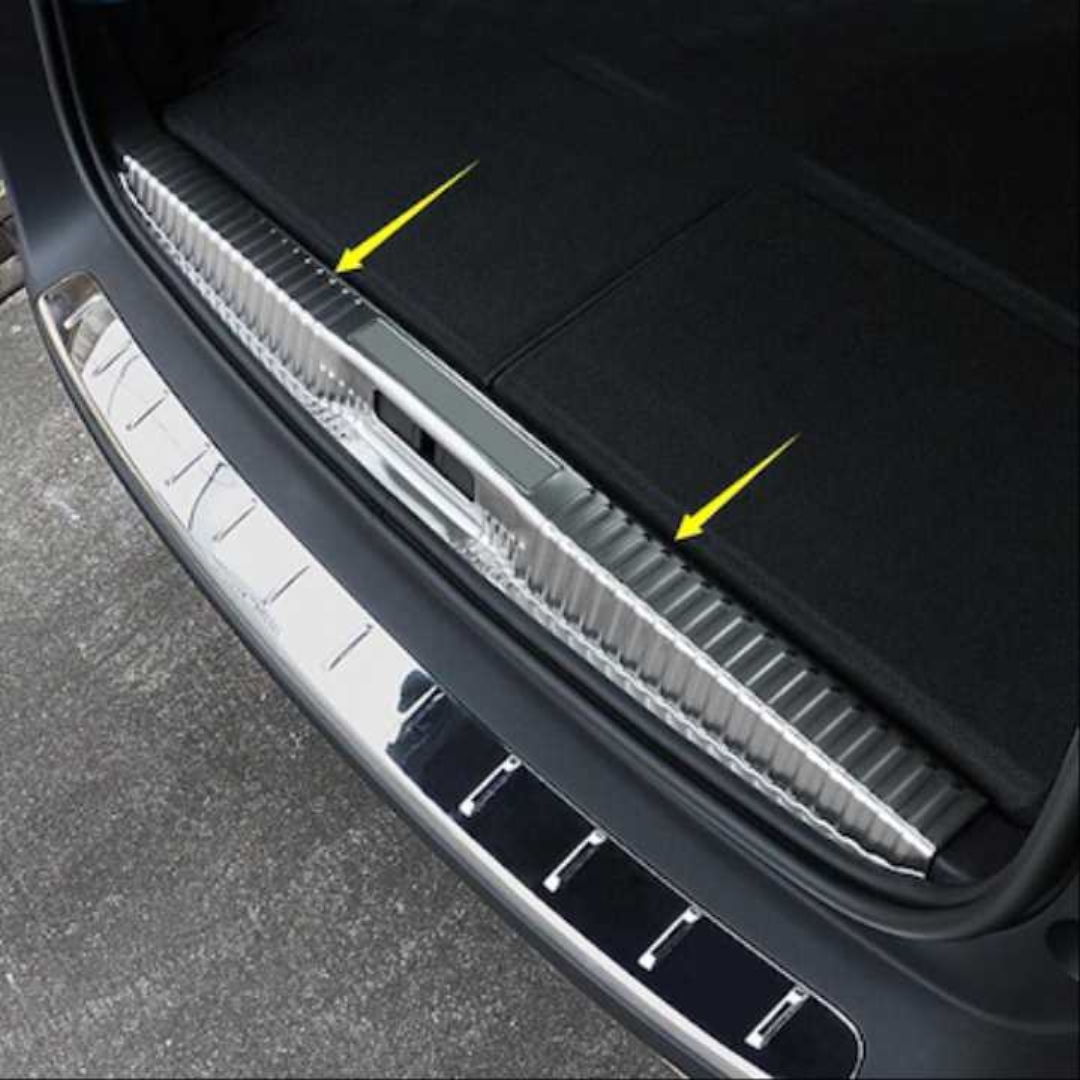 Peugeot 3008 2016+ İçin Uyumlu Bagaj Eşik Koruması Krom 2