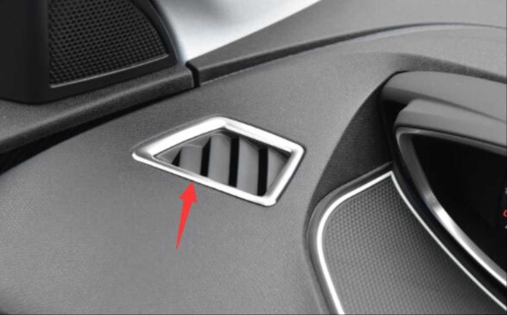 Peugeot 3008 (2016 ve sonrası) İç Hava Menfez Kaplama 2 Parça 4