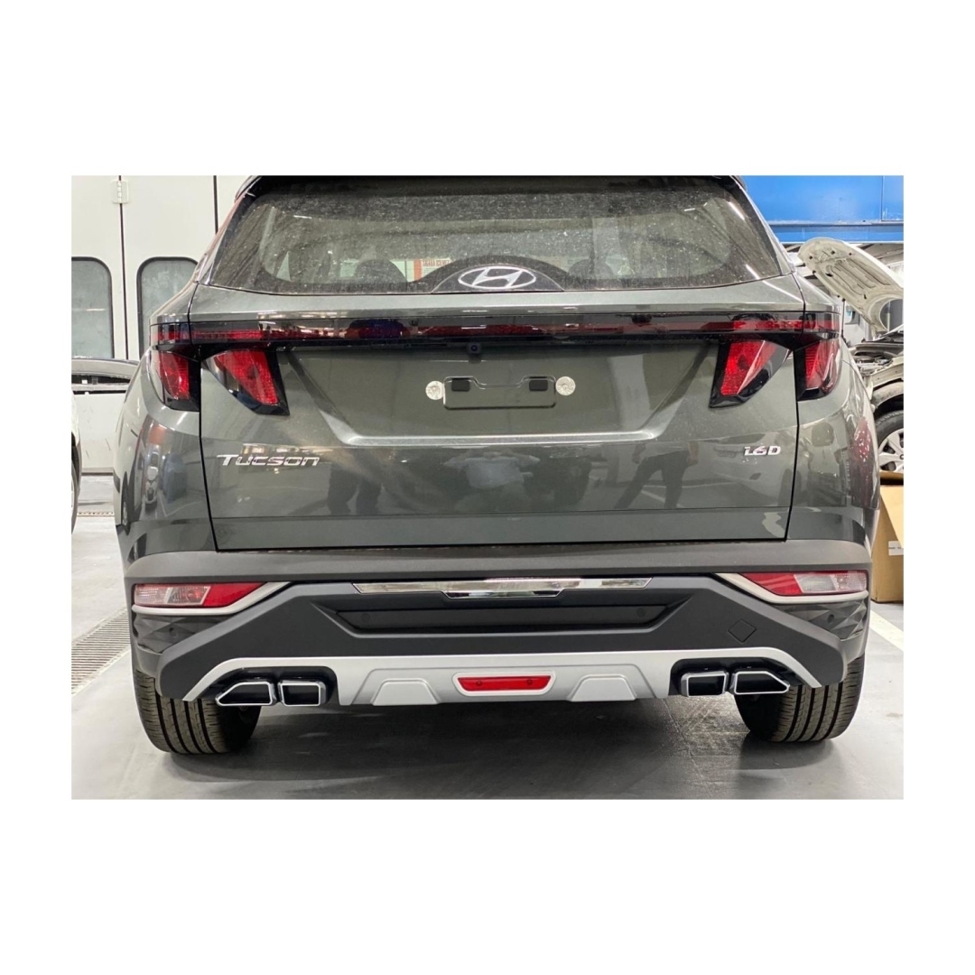 Hyundai Tucson 2021-2023 Ön Arka Tampon Koruma (Parlak Siyah) 4