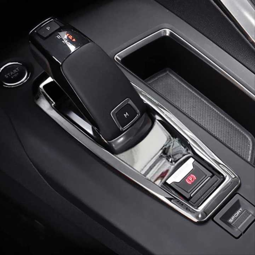 Peugeot 3008 (2016 ve sonrası) için uyumlu vites kaplama küçük nikelaş 3