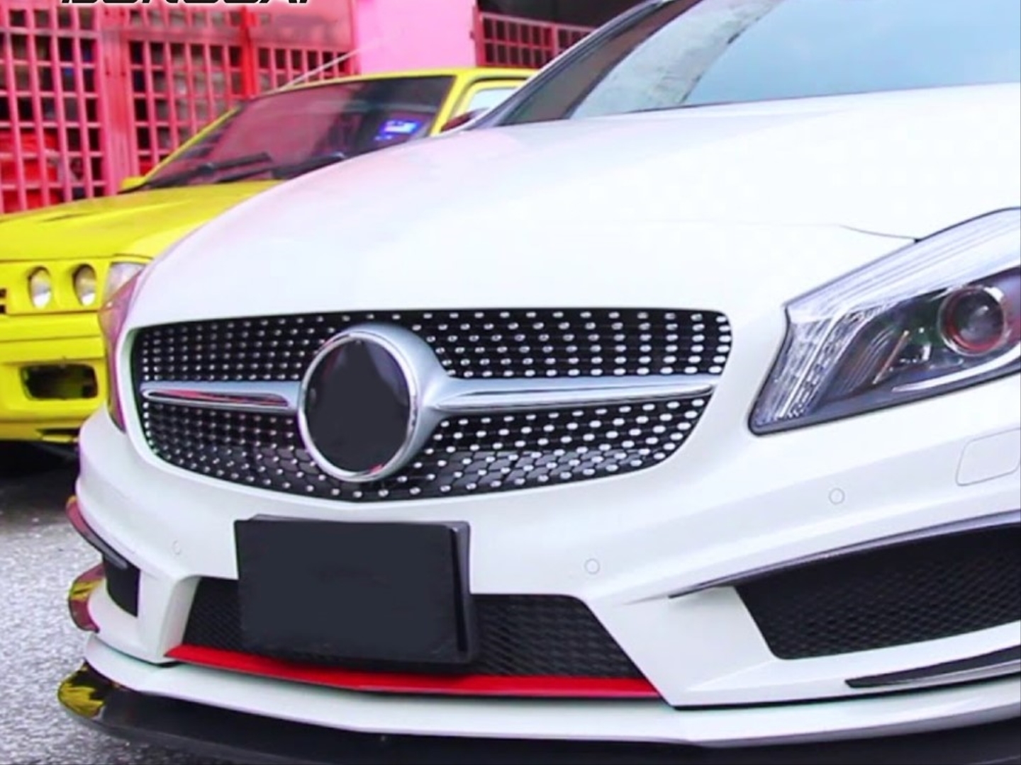Mercedes-Benz CLA W117 Diamond Panjur - Gri 5