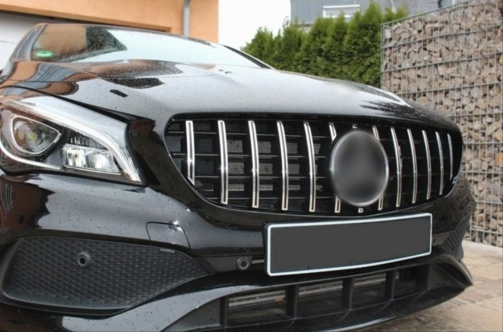 W117 CLA için Uyumlu GTR Panjur - Gri 4