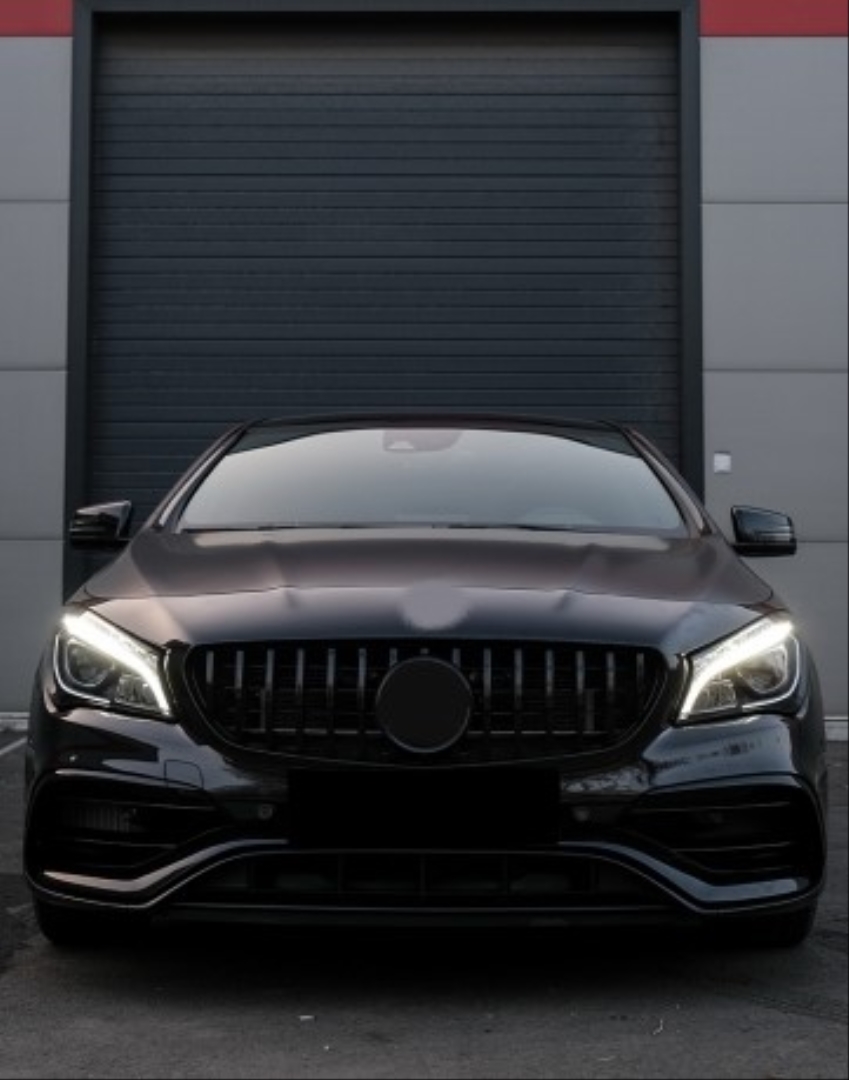 Mercedes-Benz CLA (W117) 2013-2015 için Uyumlu GTR Panjur - Siyah 5
