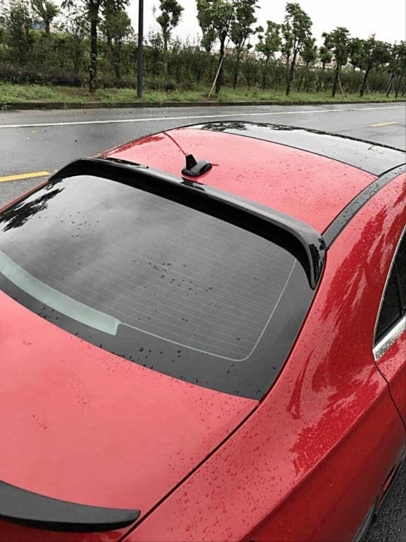 Mercedes-Benz W117 CLA (2013-2019) Cam Üstü Spoiler - Piano Black (Parlak Siyah) 5