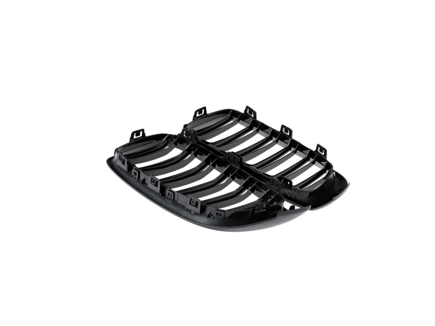 BMW 4 Serisi F32 (2013-2019) M4 Panjur (Çift Çizgi Böbrek) Piano Black 4