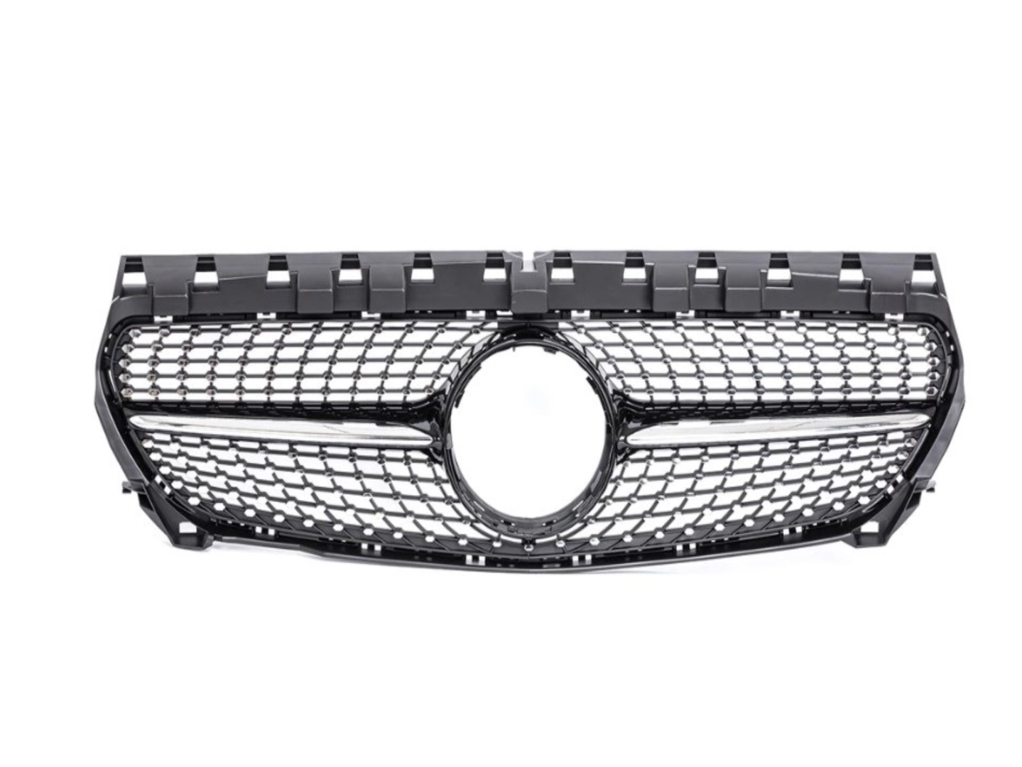 Mercedes-Benz W117 CLA Serisi için Uyumlu AMG Set (Ön Arka Tampon, Diamond Panjur, Marşpiyel, Egzozlar) 2