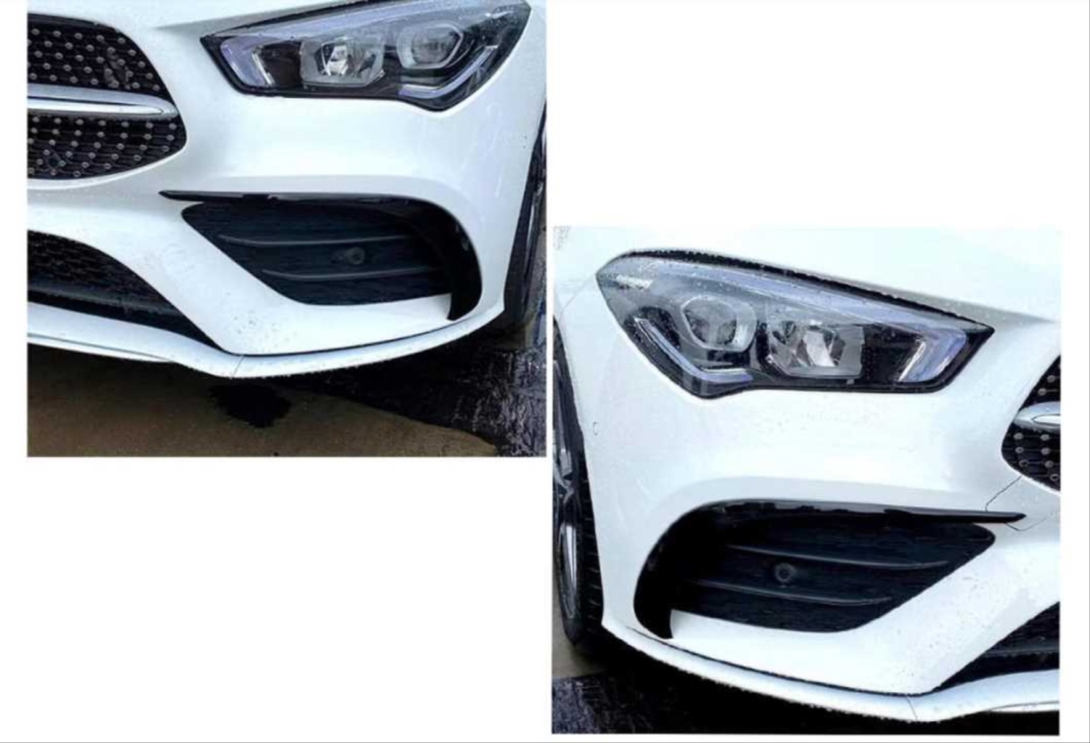 Mercedes-Benz CLA W118 Ön Tampon Yan Bıçakları - 2 Parça 2
