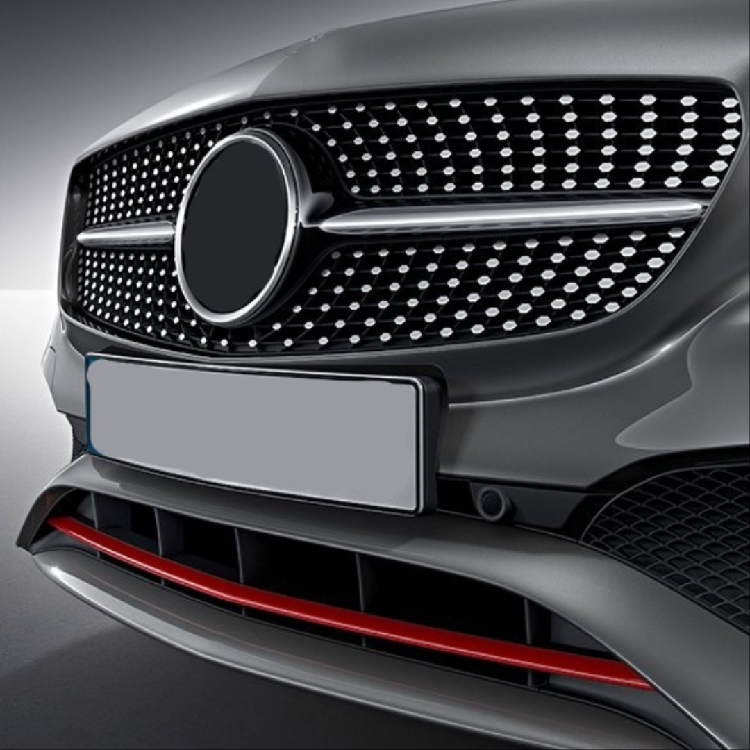 Mercedes-Benz A Serisi W176 (2016-2018) Uyumlu Diamond Panjur - Siyah 4