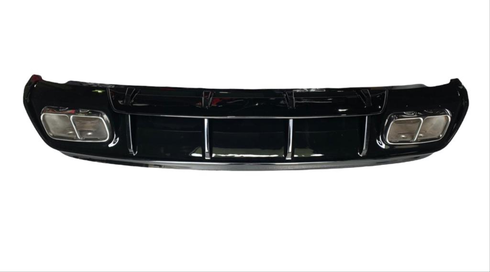 Mercedes-Benz A45 Difuzor & Egzoz Seti (Parlak Siyah) - Silver Egzoz ile (AMG Paket İçin) 3