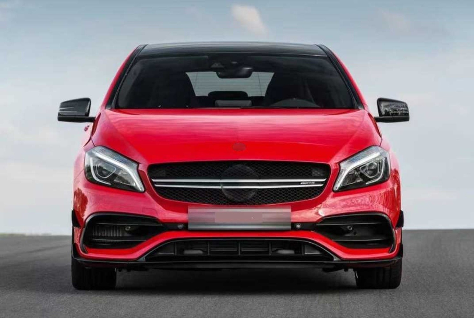 W176 A Serisi için Uyumlu A45 AMG Görünüm Full Body Kit 2