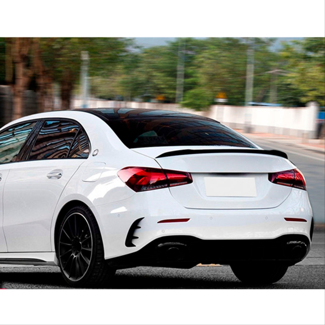 Mercedes-Benz A Serisi W177 A35 Spoiler - Piano Black (Parlak Siyah) 5