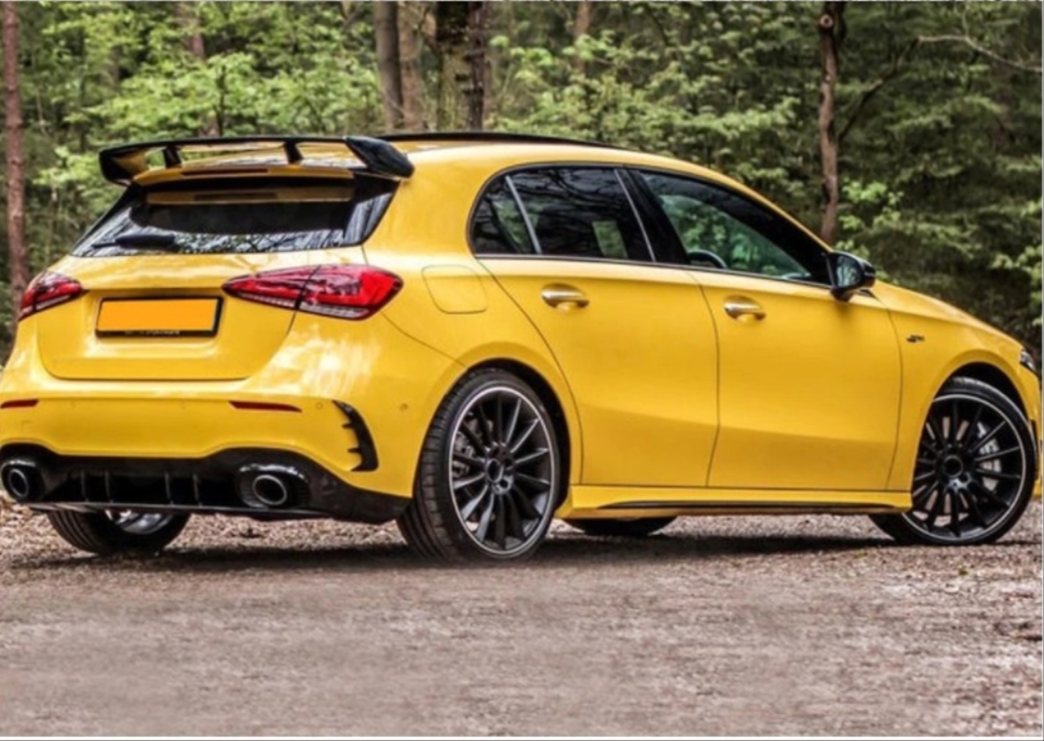 AMG Arka Tampon İçin Vent Trim Seti - W177 2019+ A Serisi 4