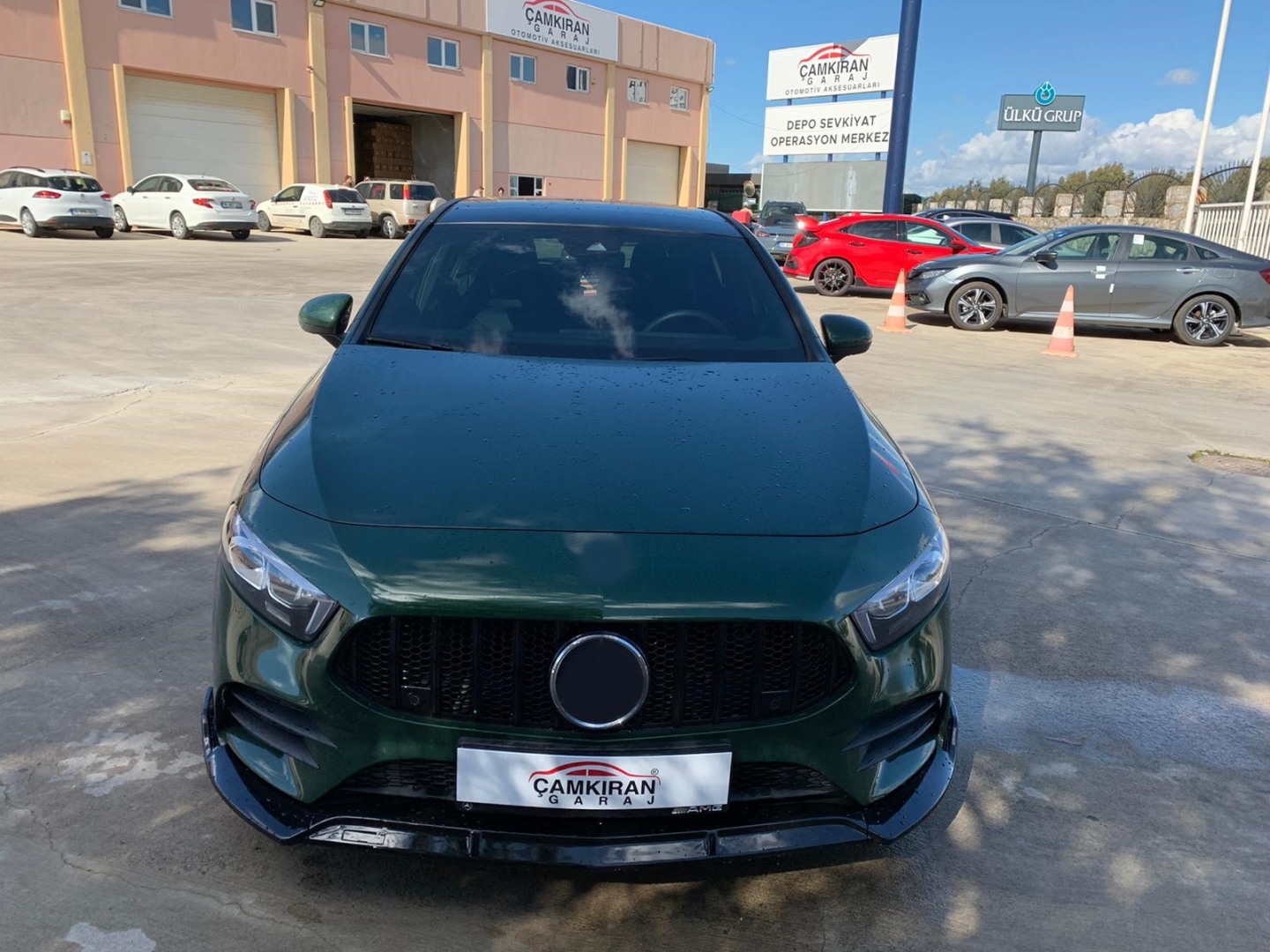 Mercedes-Benz W177 A Serisi Ön Lip - Piano Black (Parlak Siyah) 4