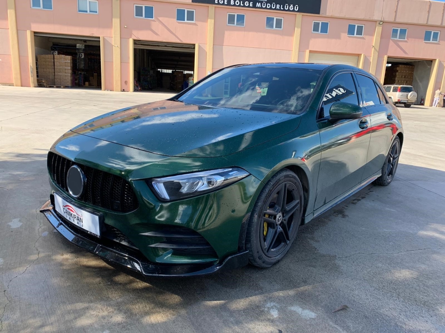 Mercedes-Benz W177 A Serisi Ön Lip - Piano Black (Parlak Siyah) (AMG Donanım İçin) 2