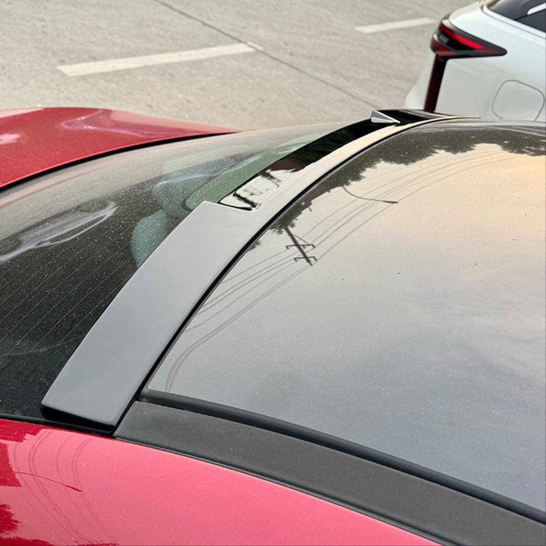 W177 A Serisi Sedan İçin Uyumlu Cam Üstü Spoiler Piano Black 2