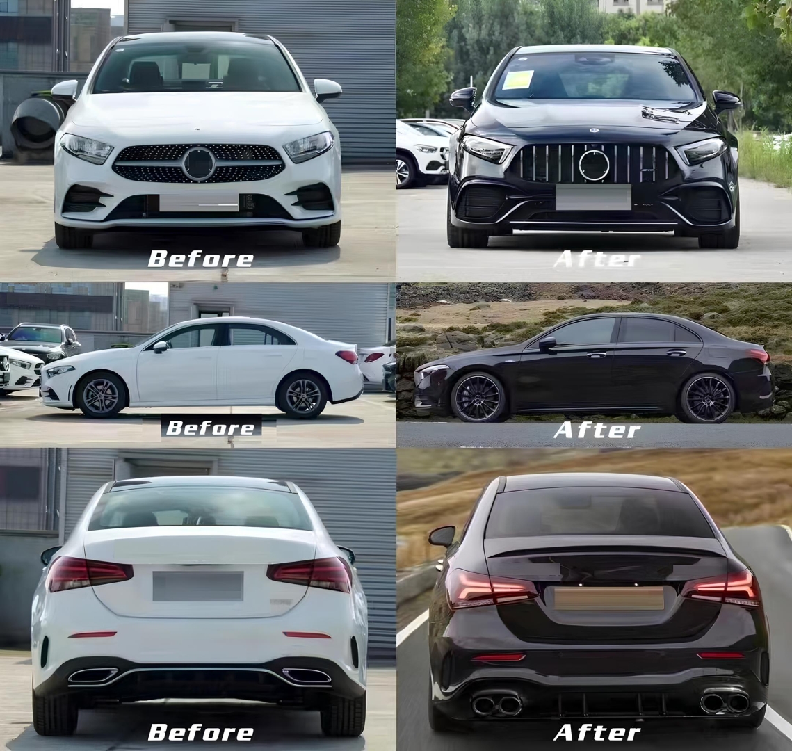 Mercedes-Benz A Serisi W177 Uyumlu A45 Body Kit (Full Set) 2