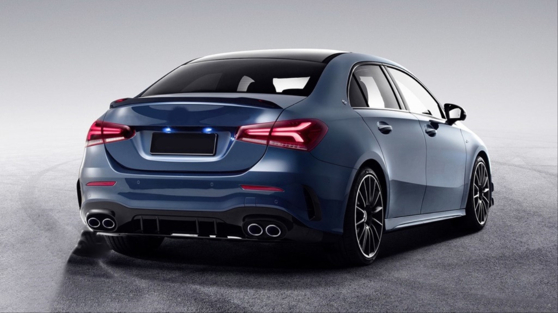 W177 A Serisi Sedan 2019+ Difüzör & Egzoz Seti - Siyah Egzoz ile 4