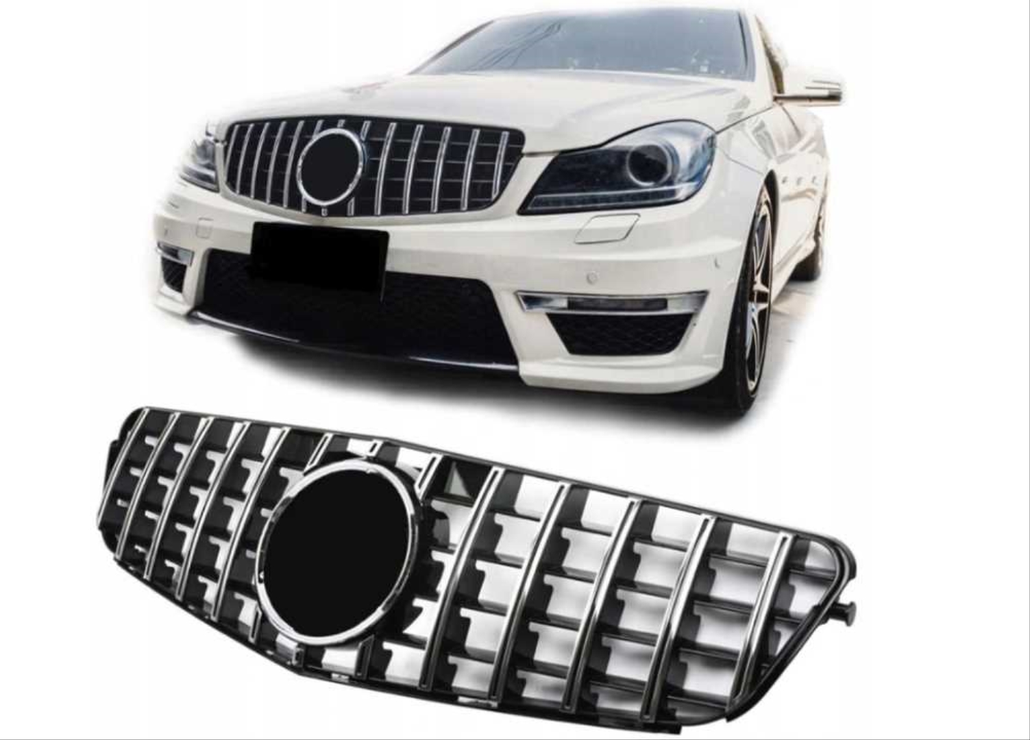 W204 2007-2014 C Serisi İçin Uyumlu Panjur GTR - Gri 5