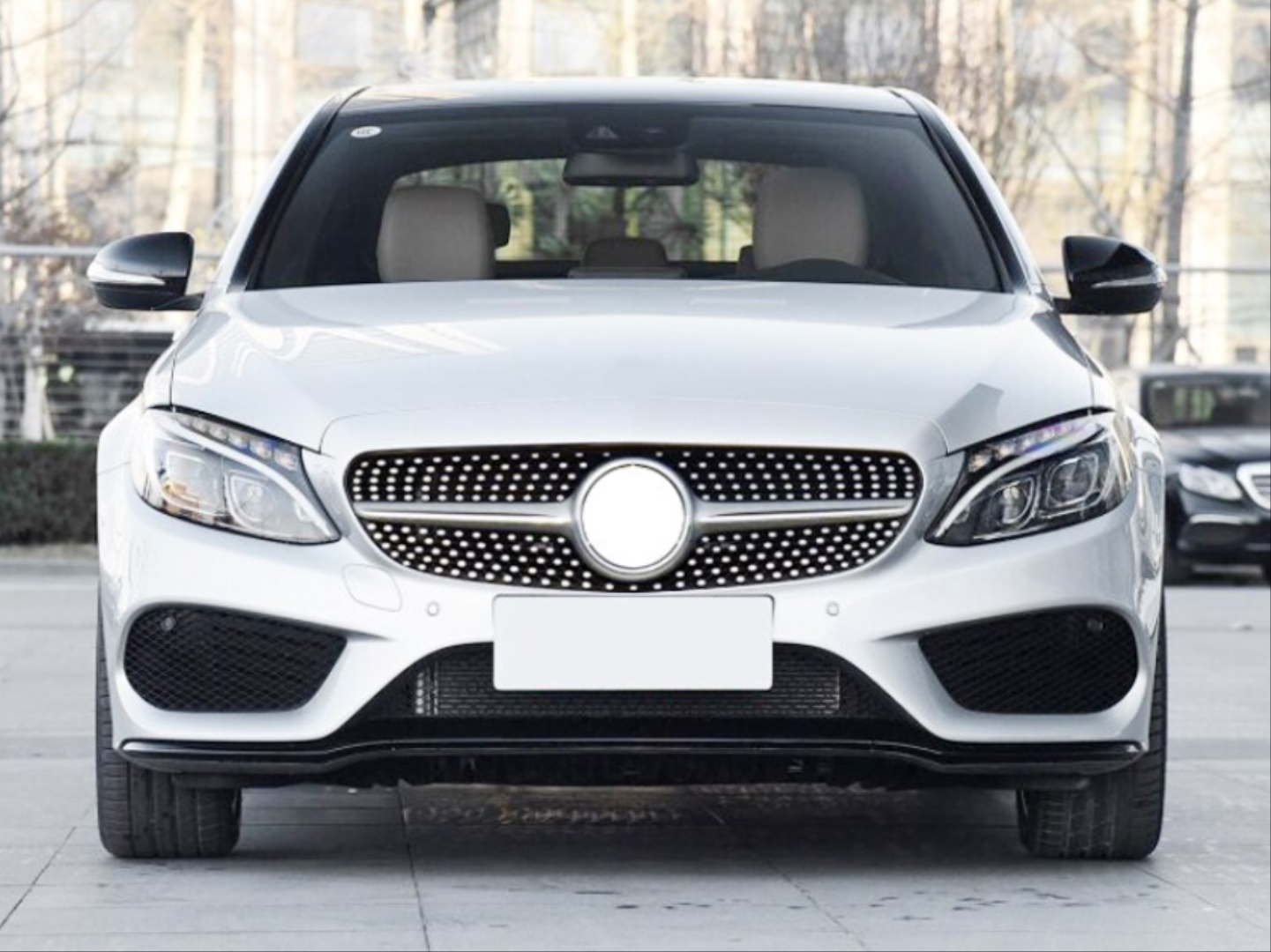 W205 2019+ C Serisi Uyumlu Diamond Panjur - Gri 5