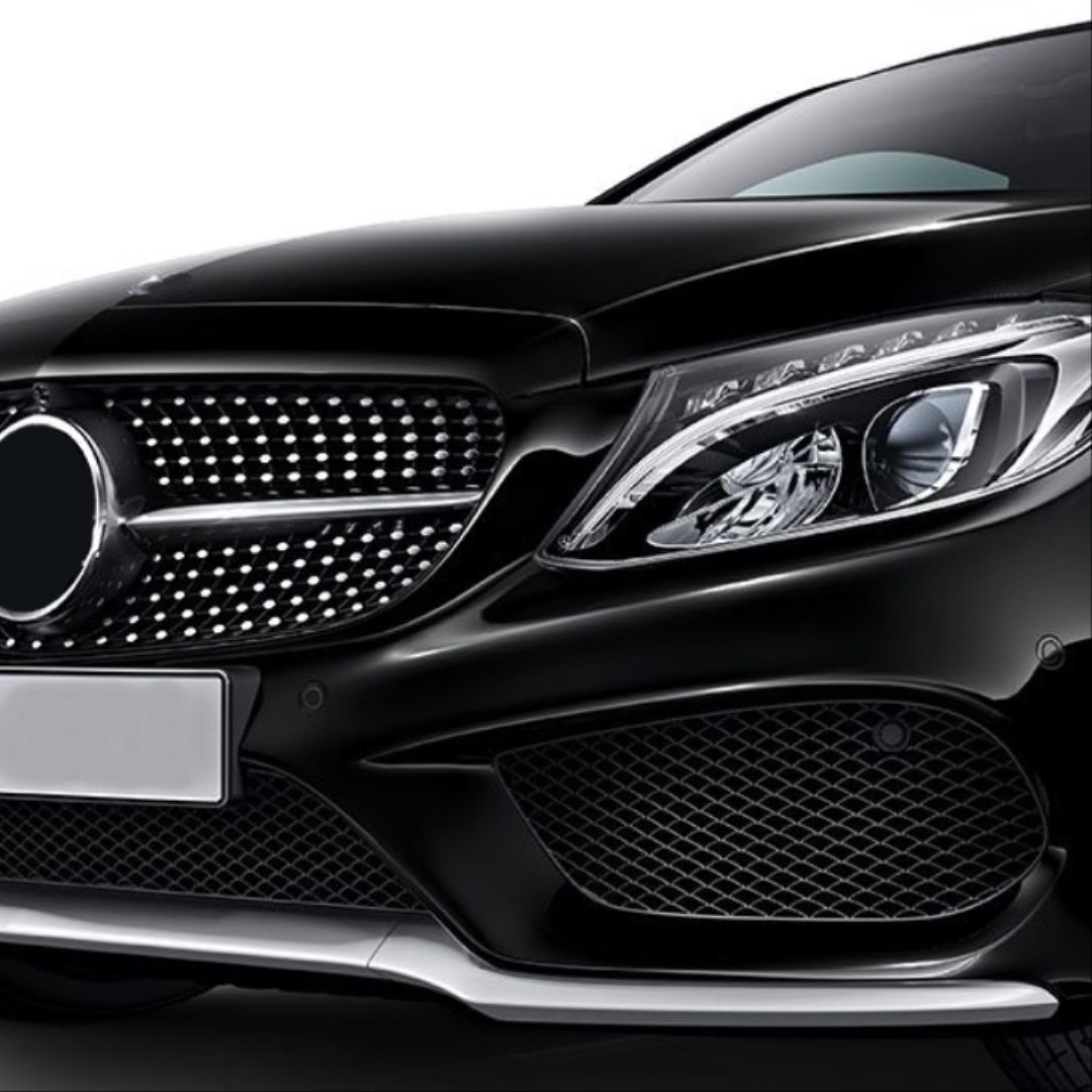 W205 C Serisi (2014-2018) İçin Uyumlu Diamond Panjur - Gri 4