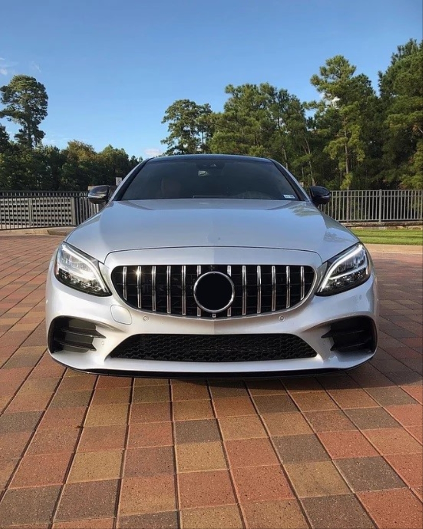 Mercedes-Benz W205 C Serisi (2015-2018) için Uyumlu GTR Gri Panjur 4