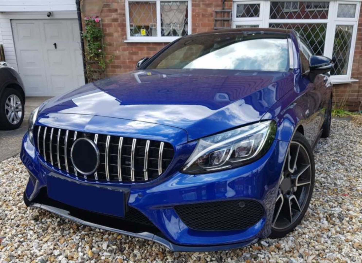 W205 C Serisi 2019+ İçin Uyumlu Panjur GTR Gri/Krom 5