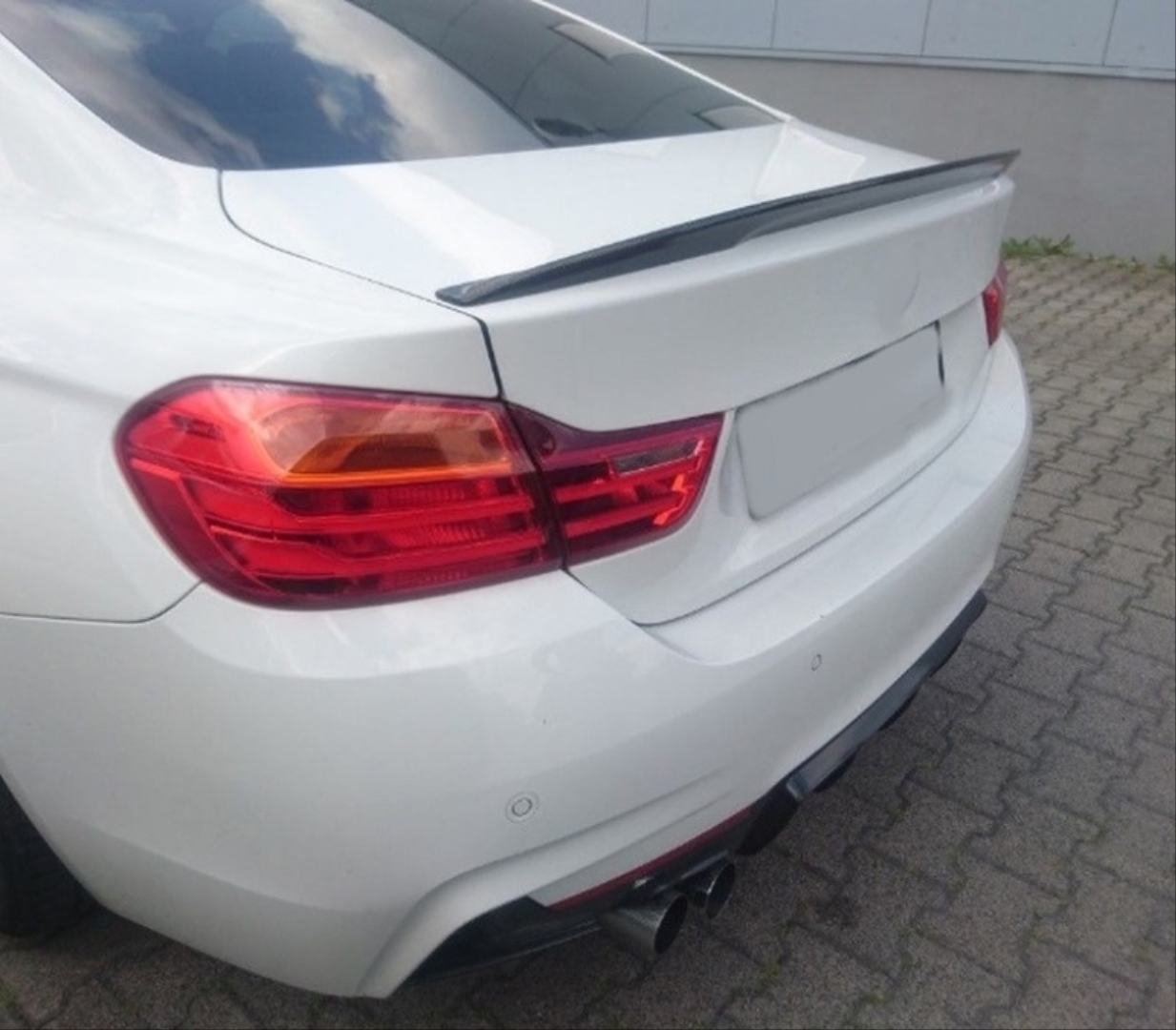 BMW 4 Serisi F32 MP Spoiler - Piano Black (Parlak Siyah) 5