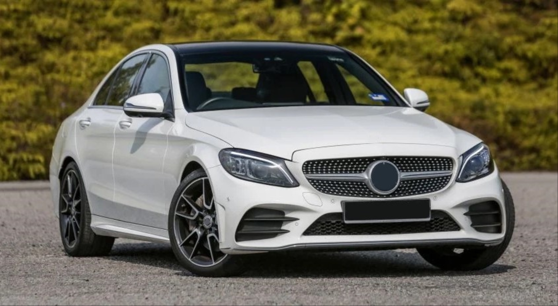 W205 C Serisi için Uyumlu Makyajlı AMG Görünüm Tampon Seti (AMG Dönüşüm) 3