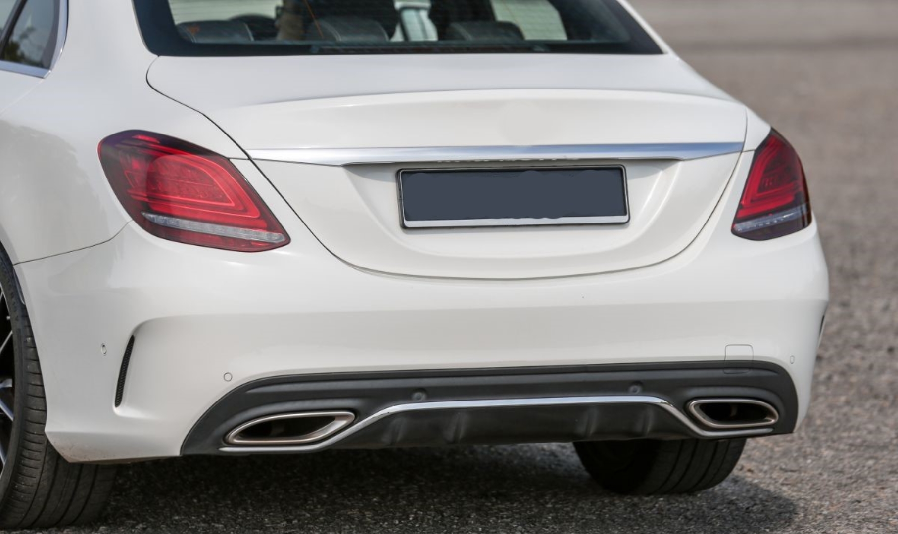 W205 C Serisi için Uyumlu Makyajlı AMG Görünüm Tampon Seti (AMG Dönüşüm) 4