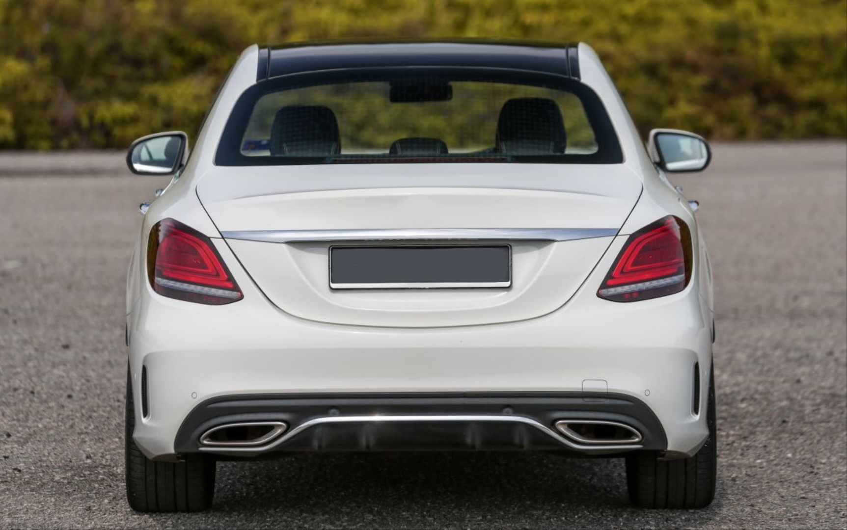 W205 C Serisi için Uyumlu Makyajlı AMG Görünüm Tampon Seti (AMG Dönüşüm) 5