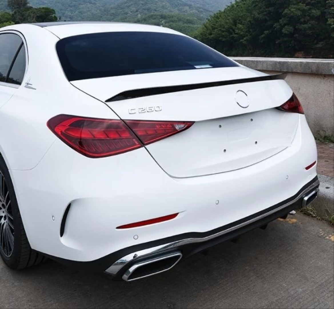 W206 C Serisi 2021+ C63s Spoiler (Piano Black) 5