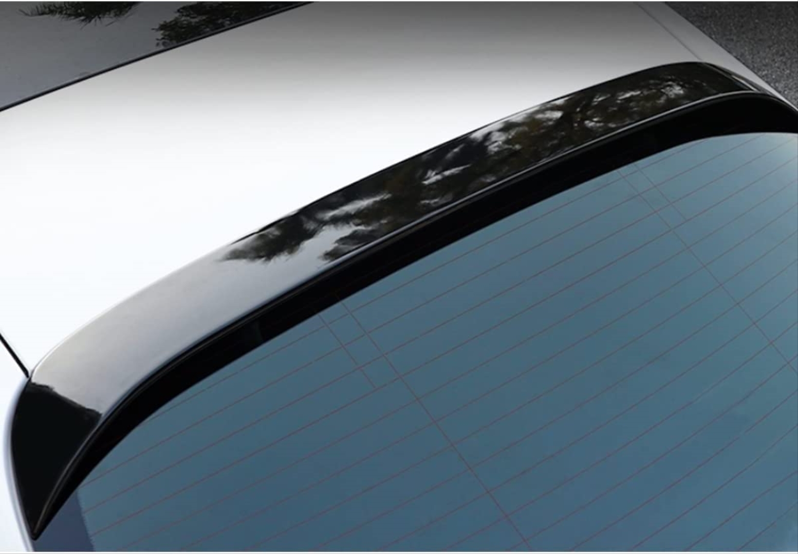 W206 C Serisi 2021+ Cam Üstü Spoiler (Piano Black) 3