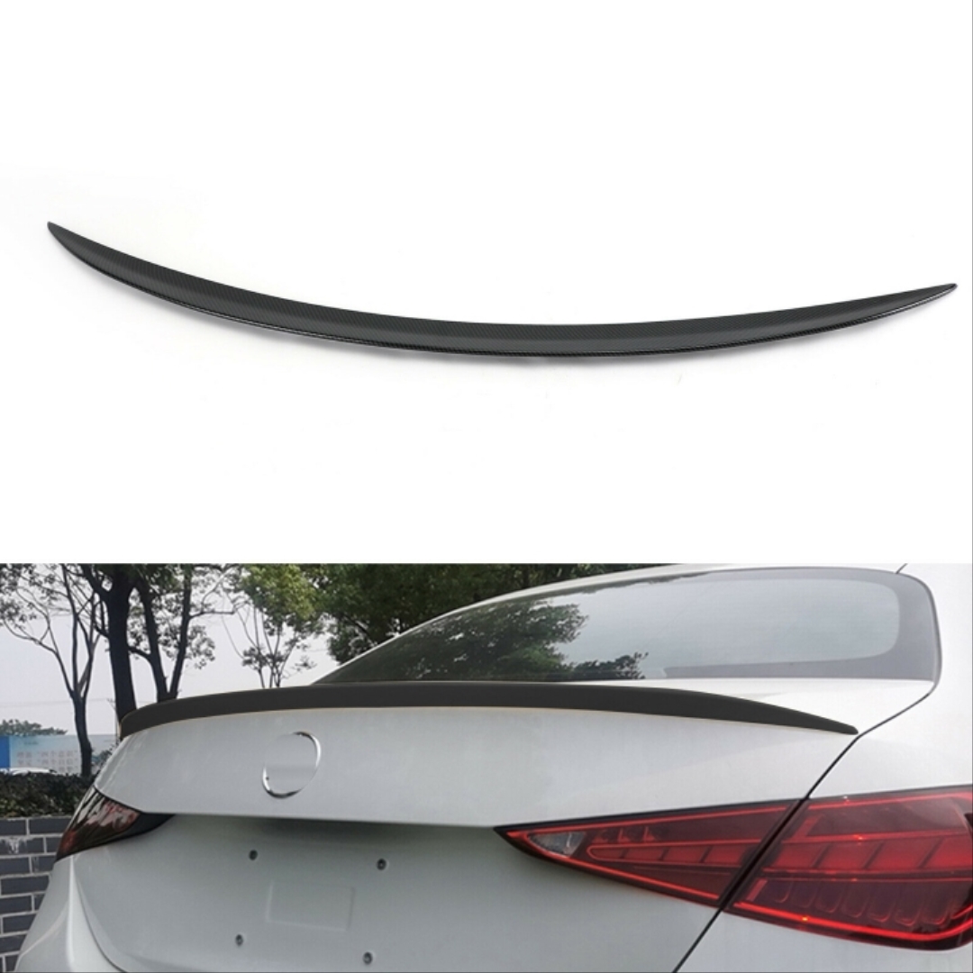 W206 C Serisi 2021+ için Uyumlu AMG Görünüm Spoiler (Piano Black) 2