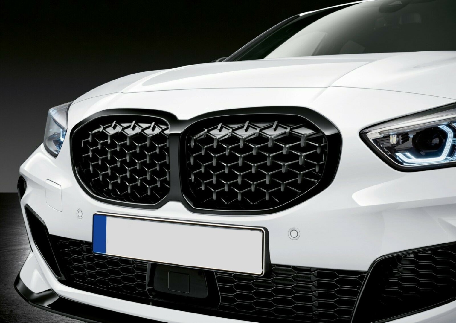 BMW 1 Serisi F40 (2019 ve sonrası) Uyumlu Diamond Panjur (Böbrek) 4