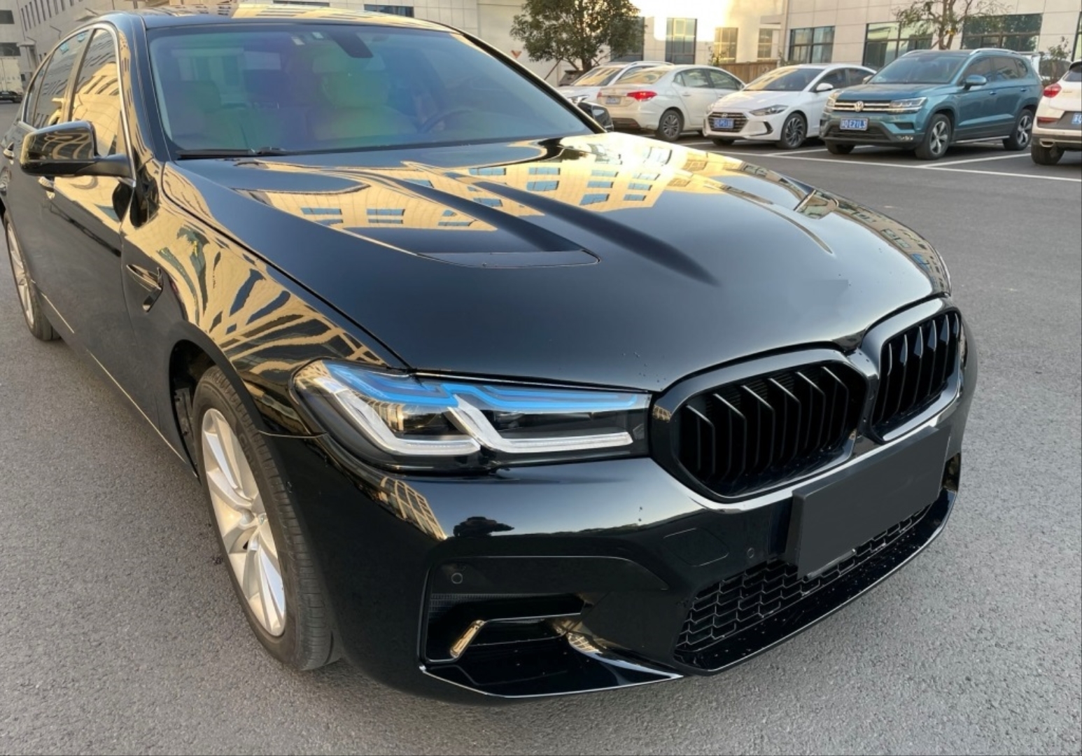 BMW 5 Serisi (2010-2017) F10 için Uyumlu 2021+ G30 M5 CS Facelift Full Body Kit 3
