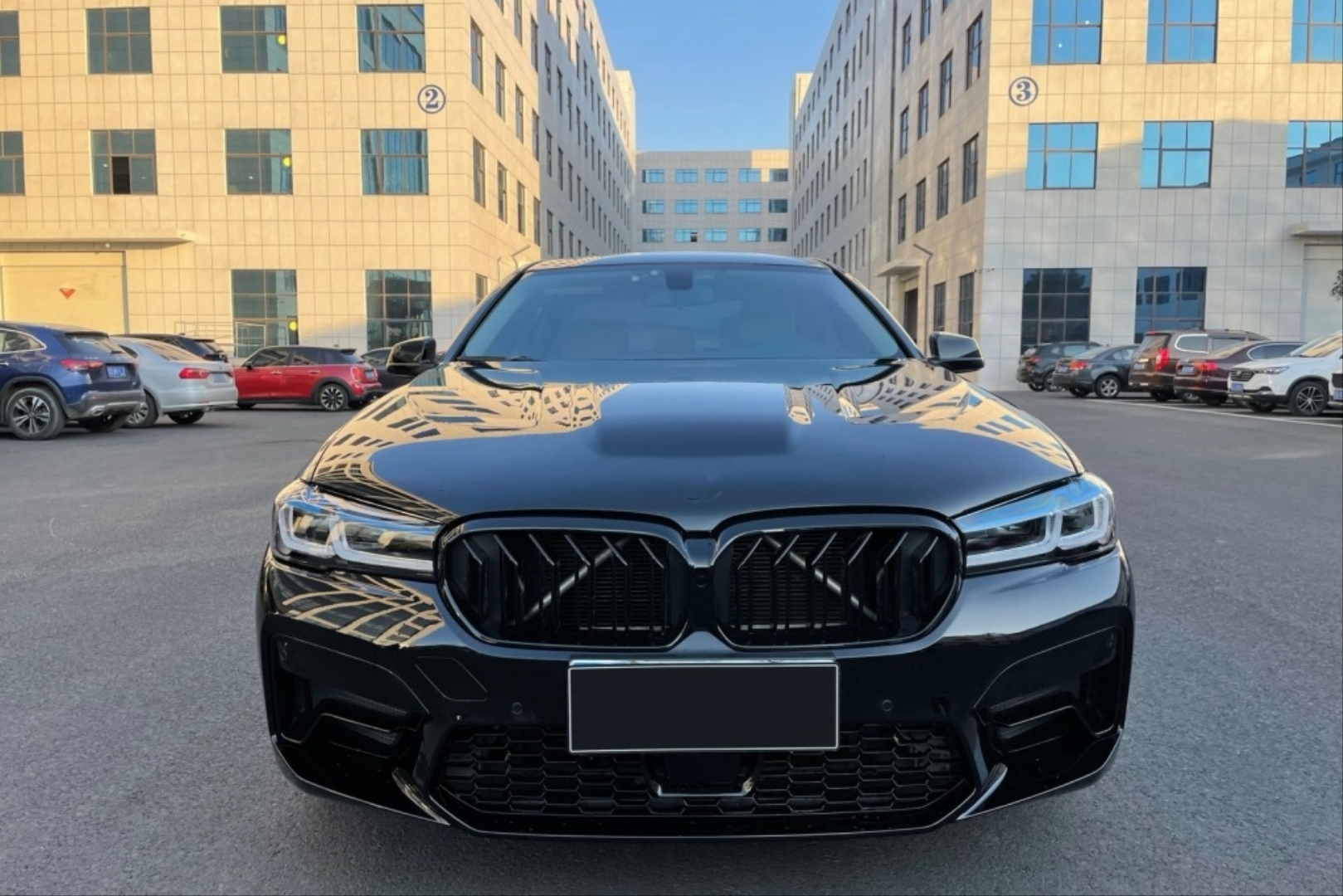 BMW 5 Serisi (2010-2017) F10 için Uyumlu 2021+ G30 M5 CS Facelift Full Body Kit 4