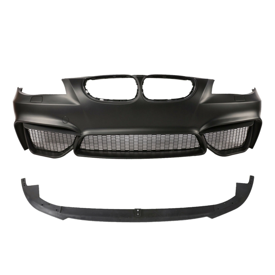 BMW 5 Serisi E60 2003-2009 için Uyumlu M4 Görünüm Body Kit (Ön-Arka Tampon-Panjur-Ön Lip) 3