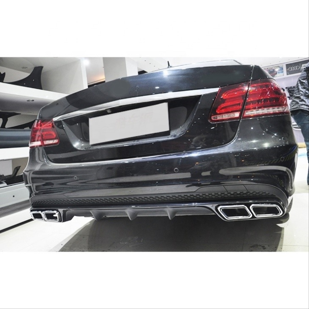W212 E Serisi için 63 Difüzör & Egzoz Seti (Silver Egzoz ile) (AMG Makyajlı Kasa 2013-2016) 5