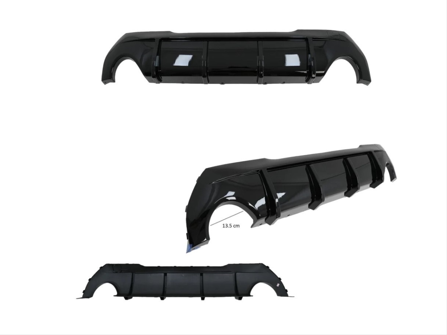 BMW 1 Serisi F40 Uyumlu M-Tech Aerokit (Parlak Siyah) 4