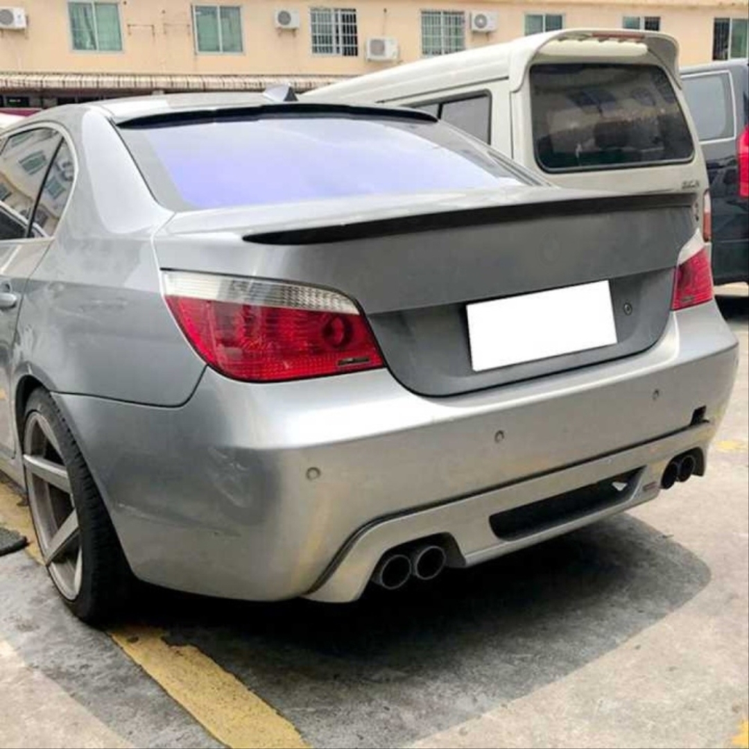 BMW 5 Serisi E60 2005-2010 Bagaj Spoiler - Piano Black (Parlak Siyah) 4