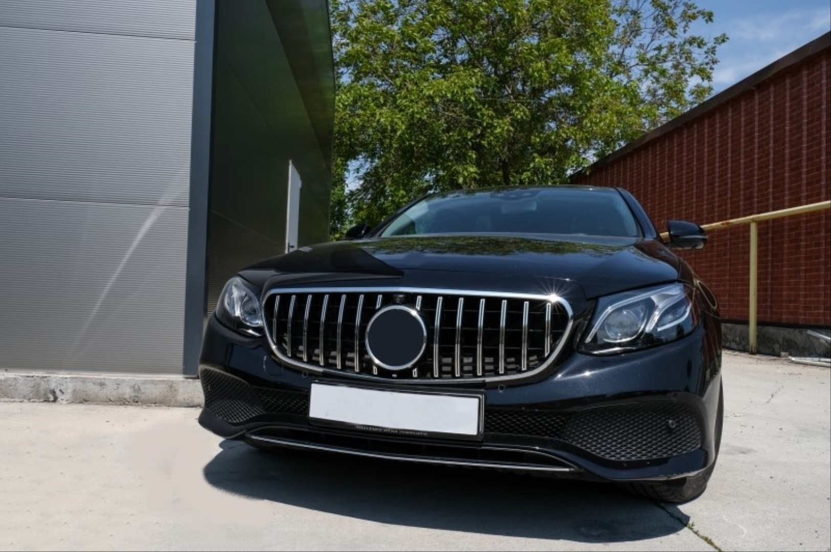 W213 E Serisi (2016-2018) İçin Uyumlu GTR Panjur - Krom 4