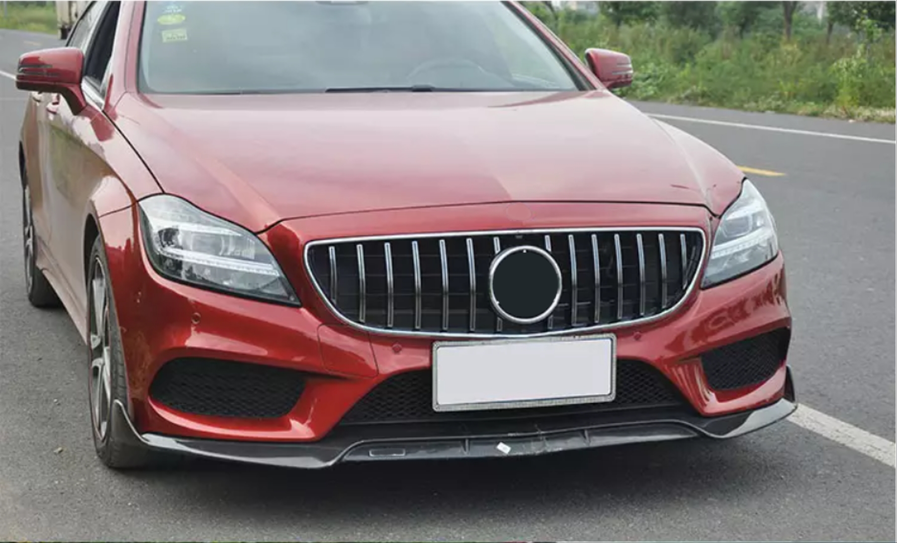 W218 2016-2018 CLS için Uyumlu GTR Panjur Krom 5