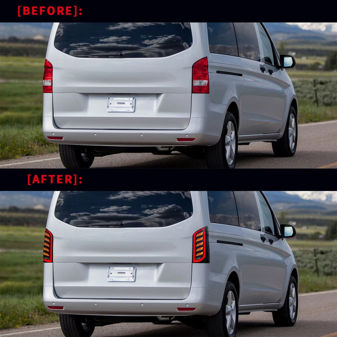 Mercedes-Benz Vito W447 2015-2019 Modern Line LED Stop - Kırmızı 3