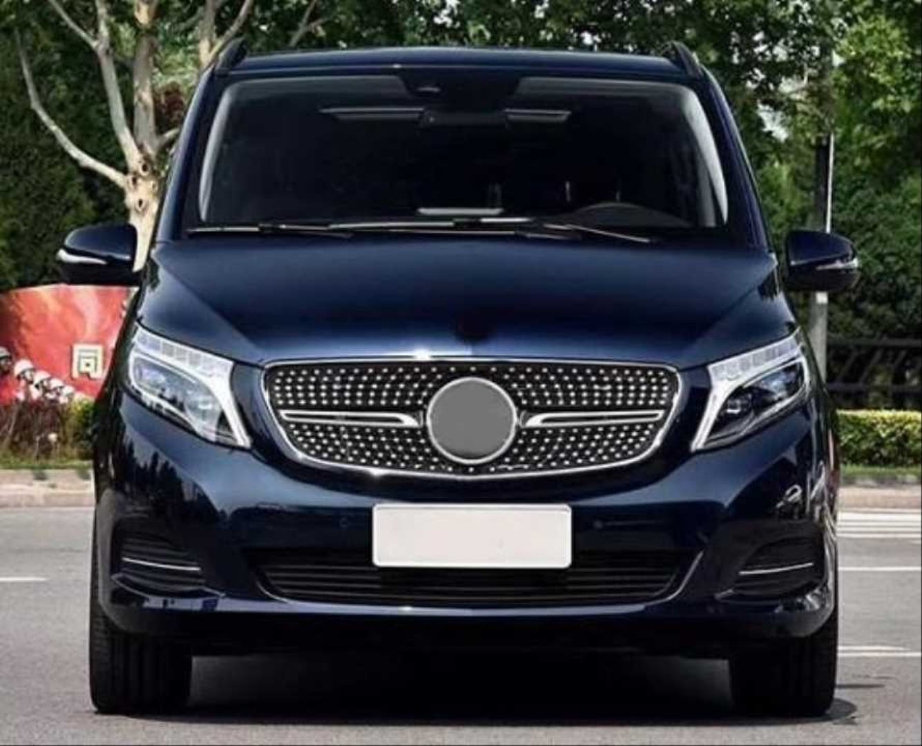 W447 Vito için Uyumlu Diamond Panjur - Krom 4