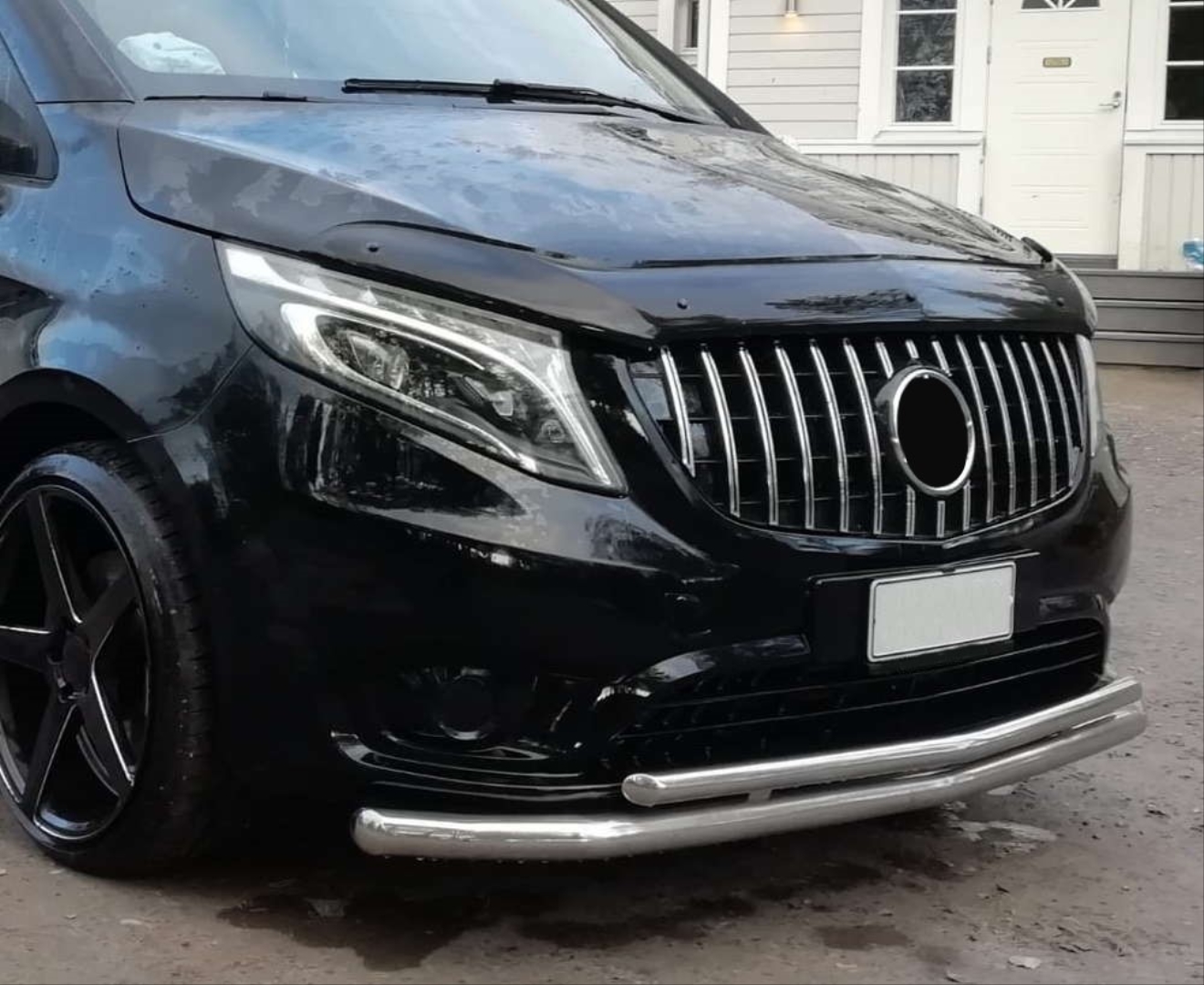 W447 Vito için Uyumlu GTR Panjur - Krom 4