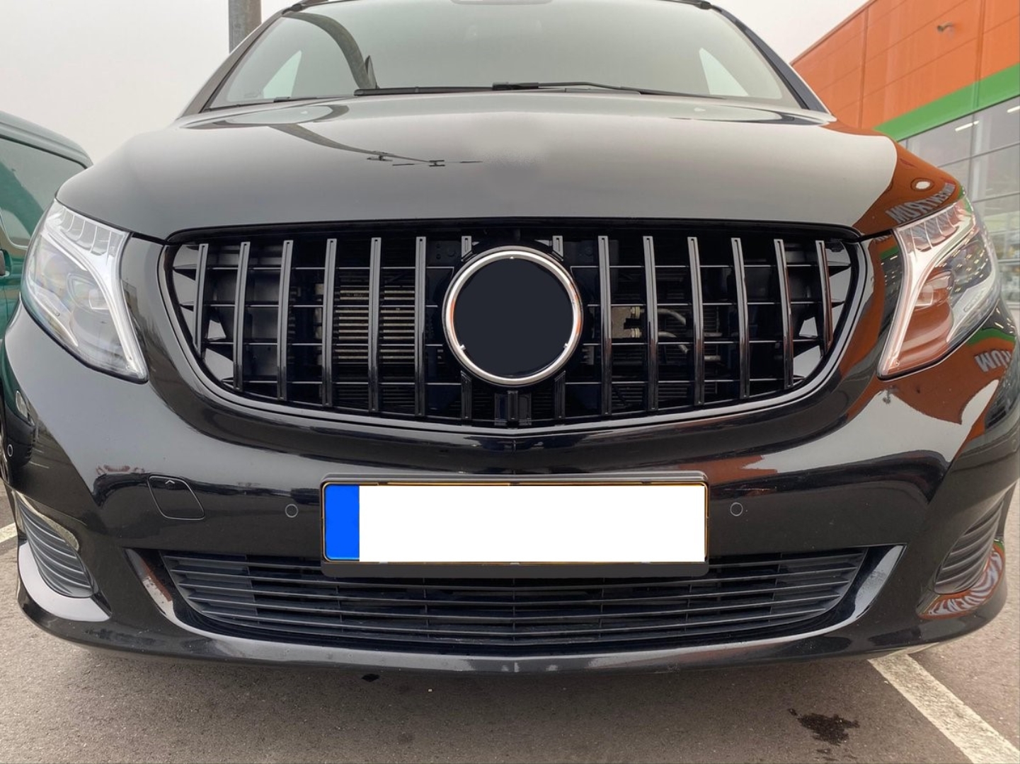 W447 Vito için Uyumlu GTR Panjur - Siyah 5